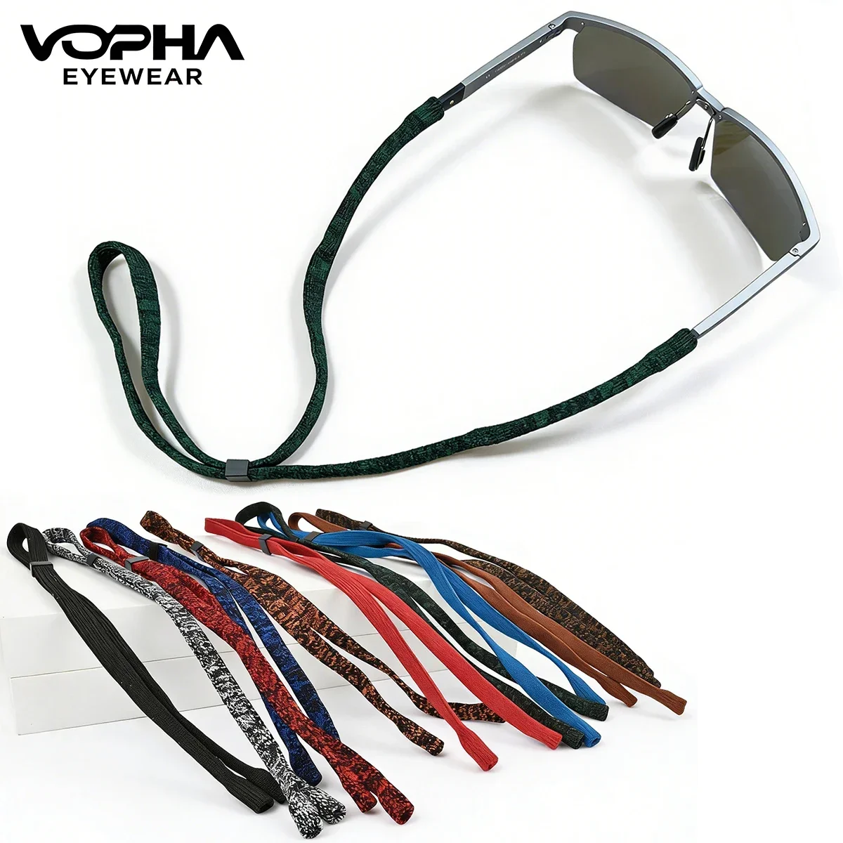 Men Accessories Neck Chain - Occhiali da sole sportivi unisex, antiscivolo,