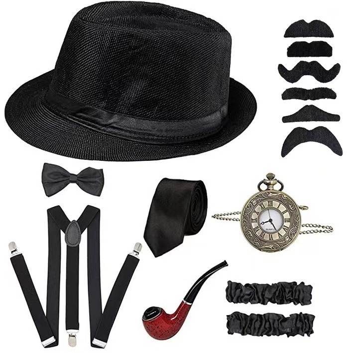 Costume da Gangster Anni '20 p - Men'S Accessories In The 1920S recensione e prezzo