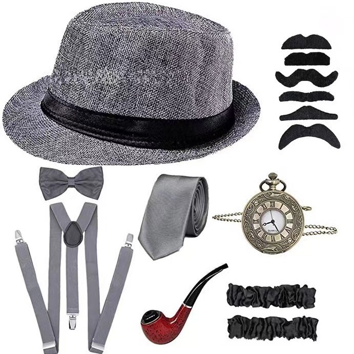 Costume da Gangster Anni '20 p - Men'S Accessories In The 1920S recensione e prezzo