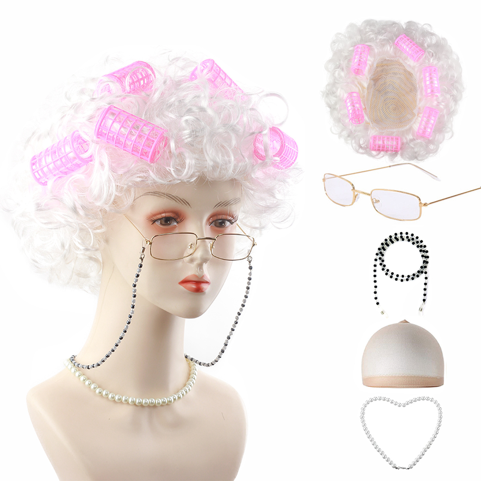 6 Pezzi Set Costume da Vecchia - Men'S Accessories In The 1920S recensione e prezzo