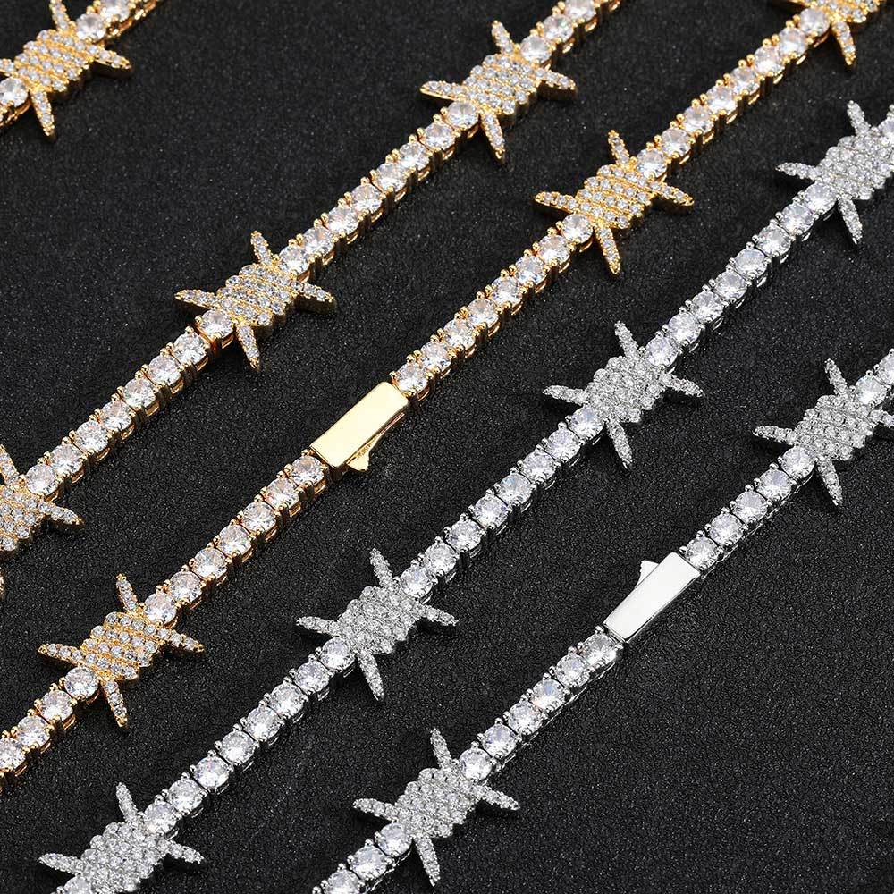 Collana a catena da tennis con - Men Accessories Neck Chain recensione e prezzo