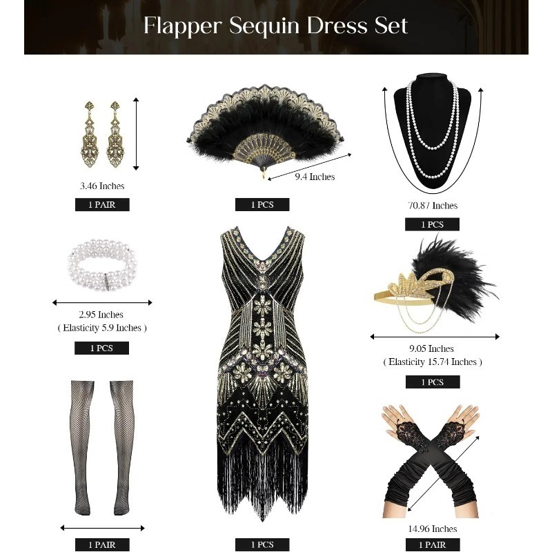 Abito da Flapper Anni '20 per  - Men'S Accessories In The 1920S recensione e prezzo